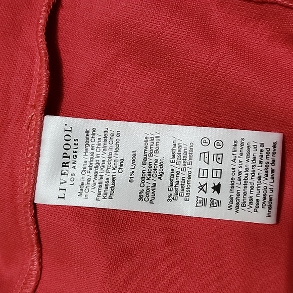 NWOT "LIVERPOOL" CORAL JACKET SZ S - Picture 6 of 6